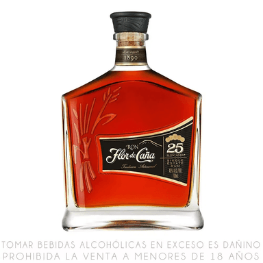 RON FLOR DE CAÑA 25 AÑOS CENTENARIO 750ML - 2