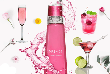 VODKA NUVO BOTELLA VIDRIO SPARKLING LIQUEUR 750 ML PACK X6 - 2