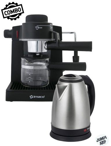 COMBO IMACO CAFETERA PARA ESPRESSO IECM5B + HERVIDOR 1801