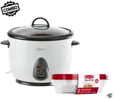 COMBO OSTER OLLA ARROCERA CKSTRC1700W+ RUBBERMAID TAKE ALONG 2116803