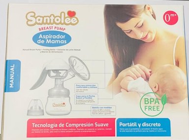 EXTRACTOR LECHE MATERNA SANTOLEE + BIBERON BPA + TETINA ANTIGAS