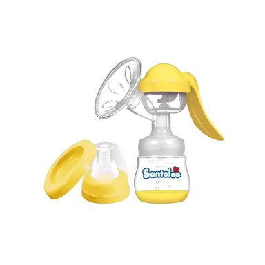 EXTRACTOR LECHE MATERNA SANTOLEE + BIBERON BPA + TETINA ANTIGAS - 4