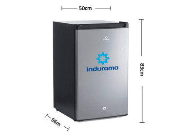 INDURAMA MINI BAR RI 159CR CROMADO 117 LTS GRIS - 2