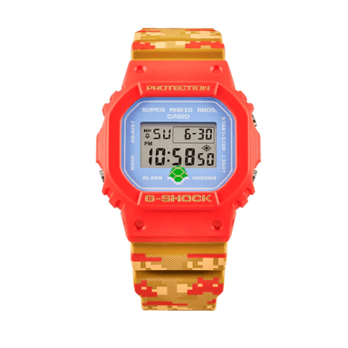 RELOJ CASIO G-SHOCK UNISEX DIGITAL DW-5600SMB-4DR EDICIÓN SUPER MARIO EDICION LIMITADA
