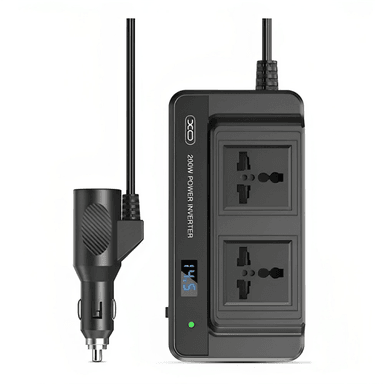 INVERSOR XO 200W CAR INVERTER PARA AUTOMÓVIL -CZ011 DE 200W CON SALIDAS TIPO C Y USB - 2