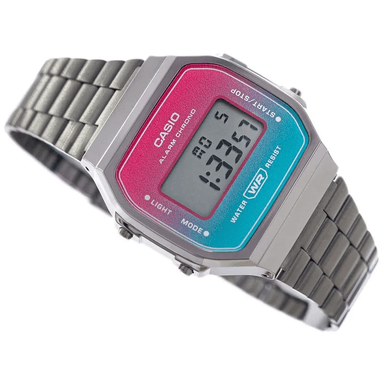 RELOJ CASIO UNISEX DIGITAL A168WERB-2A GRIS RESINA - 2