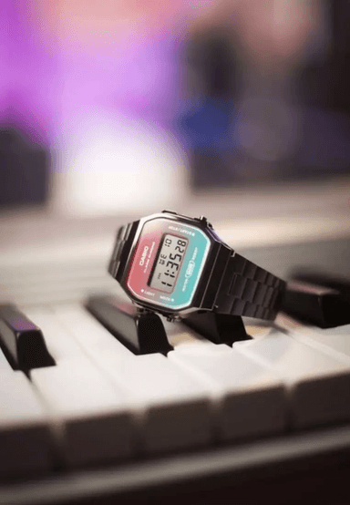 RELOJ CASIO UNISEX DIGITAL A168WERB-2A GRIS RESINA - 3
