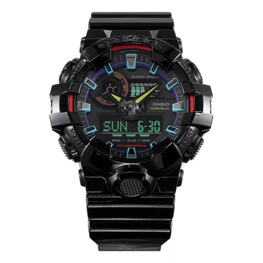 RELOJ CASIO G-SHOCK HOMBRE ANÁLOGO GA-700RGB-1A VIRTUAL RAINBOW EDICION LIMITADA - 2
