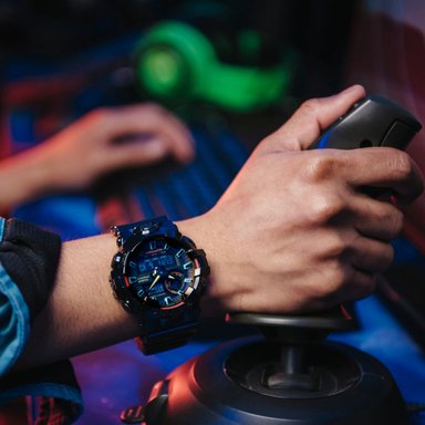 RELOJ CASIO G-SHOCK HOMBRE ANÁLOGO GA-700RGB-1A VIRTUAL RAINBOW EDICION LIMITADA - 5