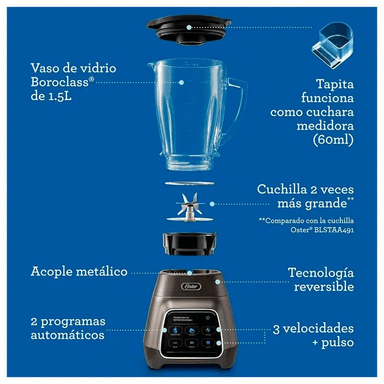 LICUADORA OSTER BLSTPYG1312XBG-053 REVERSIBLE VASO BLEN-N-G - 2