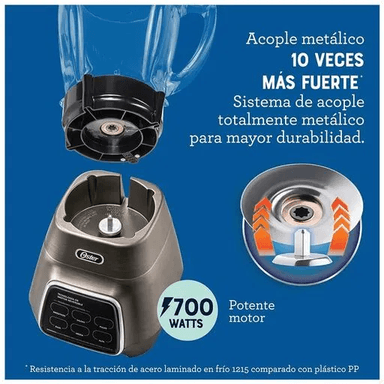 LICUADORA OSTER BLSTPYG1312XBG-053 REVERSIBLE VASO BLEN-N-G - 4