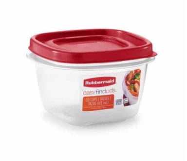 TAPER CONTENEDOR RUBBERMAID EASY FIND LIDS – 473 ML