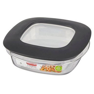 TAPER HERMETICO RUBBERMAID PREMIER TAPA GRIS 710ML
