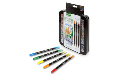 MARCADORES CRAYOLA SIGNATURE BRUSH Y DETAIL 16 DOBLE EXTREMO - 3