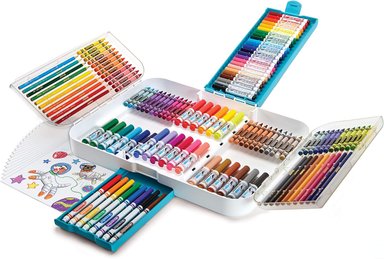 MARCADORES CRAYOLA ULTRA SMART CASE 150 PIEZAS ART SET FOR KIDS - 2