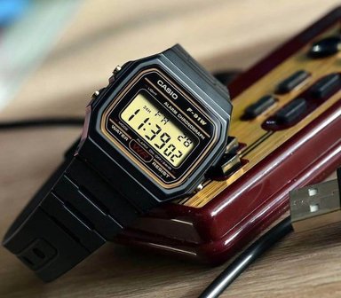 RELOJ CASIO UNISEX DIGITAL F-91WG-9Q RESINA - 4