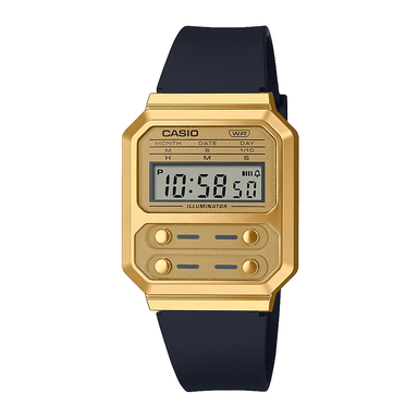 RELOJ CASIO UNISEX DIGITAL A100WEFG-9A DORADO RESINA