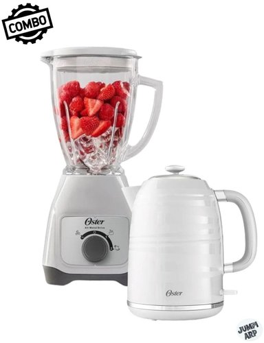COMBO OSTER LICUADORA BLSTKAG WRD + HERVIDOR BVSTKT4177W BLANCO