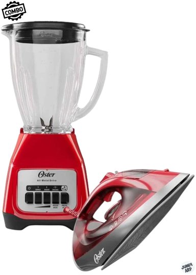 COMBO OSTER LICUADORA BLSTKAG RPB + PLANCHA GCSTBS6051
