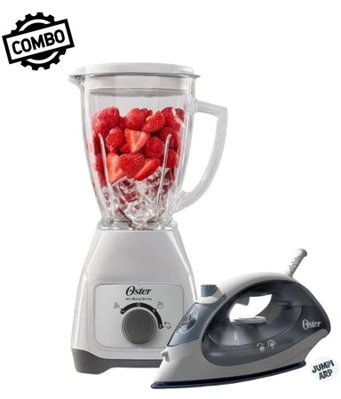 COMBO OSTER LICUADORA BLSTKAG WRD 550W + PLANCHA GCSTBS5001