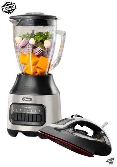 COMBO OSTER LICUADORA BLSTKAG NPB + PLANCHA GCSTAC6953