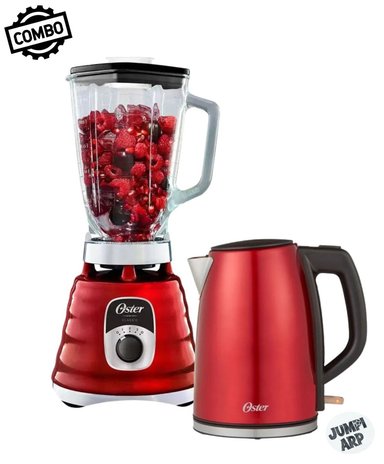 COMBO OSTER LICUADORA BLST4126R + HERVIDOR BVSTKT673CR