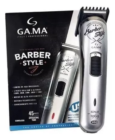 AFEITADORA ELÉCTRICA TRIMMER BARBER STYLE GAMA GT527