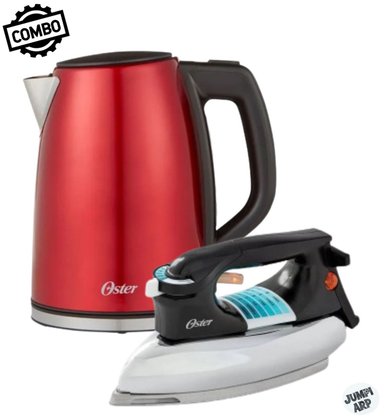 COMBO OSTER HERVIDOR BVSTKT673CR + PLANCHA GCSTBV4119