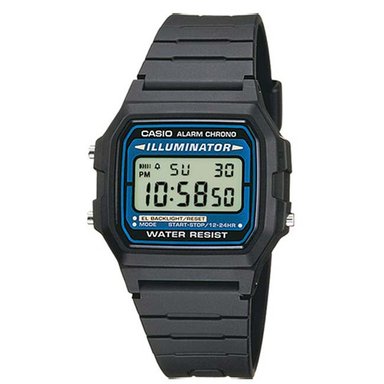 RELOJ CASIO UNISEX DIGITAL F105W 1A CORREA RESINA/ALARMA DIARIA/CRONOMETRO