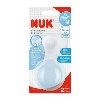 PROTECTOR PEZONES NUK TRANSPARENTE SENSIBLES SILICONA M