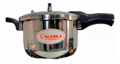 OLLA A PRESION PLATEADO VALESKA 11 L ACERO INOXIDABLE - 3