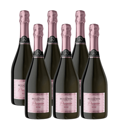 ESPUMANTE ROSE PROSECCO RICCADONNA BOTELLA VIDRIO 750 ML PACK 6