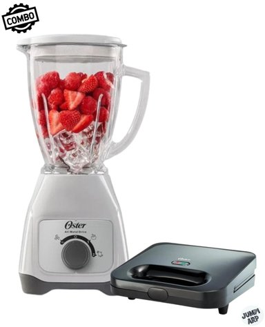 COMBO OSTER LICUADORA BLSTKAG WRD 550W + SANDWICHERA 2885