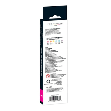COLORES PASTEL PRISMACOLOR JUNIOR X6 - 2