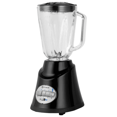 LICUADORA IMACO BL8155N 8 VELOCIDADES VASO VIDRIO 500 WATTS - NEGRO - 2
