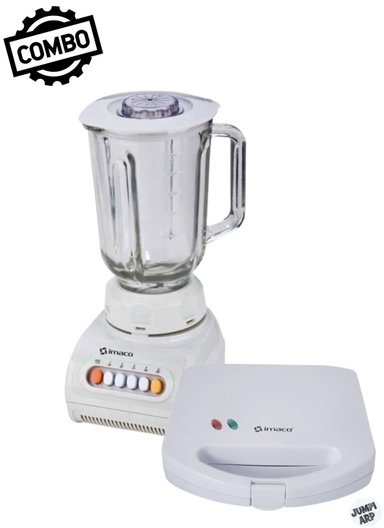 COMBO IMACO LICUADORA BL888V + SANDWICHERA IST101 - BLANCO