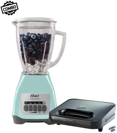 COMBO OSTER LICUADORA BLSTKAG VPB + SANDWICHERA 2885