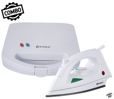 COMBO IMACO SANDWICHERA IST101 + PLANCHA ETA 10
