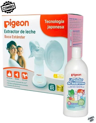 COMBO PIGEON EXTRACTOR MANUAL DE LECHE 17412+LIMPIADOR 12984