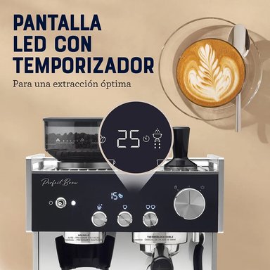 OSTER BVSTEM7400 CAFETERA AUTOMATICA ESPRESSO BARISTA MOLINILLO 2,8L - 5