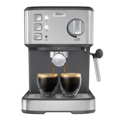 CAFETERA ESPRESSO OSTER BVSTEM5502-013 2 TAZAS ACERO