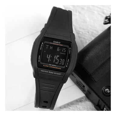 RELOJ CASIO ILLUMINATOR DIGITAL W-201-1BV UNISEX - 3