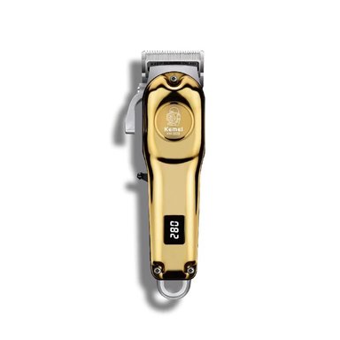 CORTADORA KEMEI KM-2628 INALAMBRICA RECARGABLE DORADO