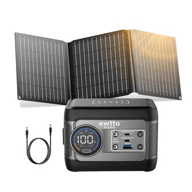 GENERADOR SOLAR PORTÁTIL 100W EWTTO ET-E2816 - 1