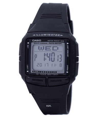 COMBO RELOJ CASIO UNISEX DIGITAL A168WA-1W + DB36-1 - 3