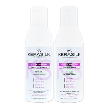 SET KERASILK PROFESSIONAL REPARADOR CAPILAR TOTAL REPAIR SHAMPOO + ACONDICIONADOR