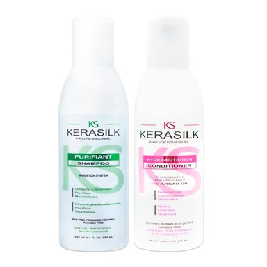 SET CABELLO GRASO KERASILK PROFESSIONAL PURIFIANT SHAMPOO + ACONDICIONADOR