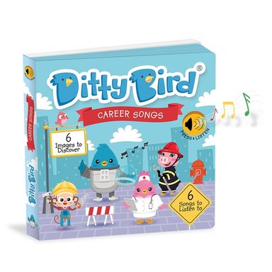 LIBRO INFANTIL CANCIONES DE PROFESIONES (INGLÉS) MUSICAL DITTY BIRD