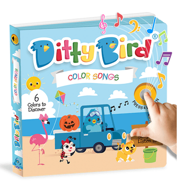 LIBRO INFANTIL CANCIONES DE COLORES (INGLÉS) MUSICAL DITTY BIRD