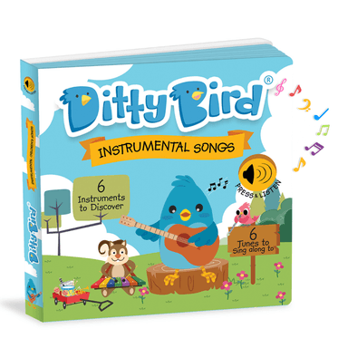 LIBRO INFANTIL MÚSICA INSTRUMENTAL CANCIONES INFANTILES (INGLÉS) MUSICAL DITTY BIRD